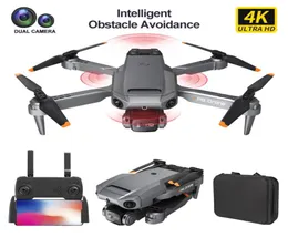 Aeronave p8 drone com grande angular hd 4k 1080p câmera dupla altura segurar wifi rc dobrável quadcopter dron presente toy1438690