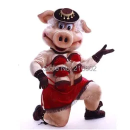 Mascot Costumes Halloween Christmas Cute Pig Mascotte Cartoon Pluszowa fantazyjna sukienka Mascot Costume