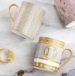 Alle-spiel Direkte Versorgung Europäischen Kreative Gold Rim Keramik Becher Hause Frühstück Tee Am Nachmittag Kaffee Tassen Großhandel