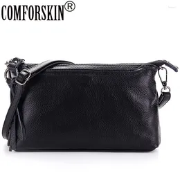 Shoulder Bags COMFORSKIN Women Bag Arrival Luxurious Cowhide Leather European American Feminine Designer Single Strap Messenger