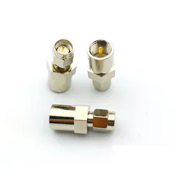 Other Networking Communications 50Pcs Brass Adapter Fme Plug Male To Sma Rf Connector Drop Delivery Computers Otwpc