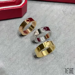 Versprechensring Diamantring Band Herren Titan Eheringe Eheringe für Paare Designer-Herrenring gestapelte Eheringe Lucury Schmuck Designer Luxus