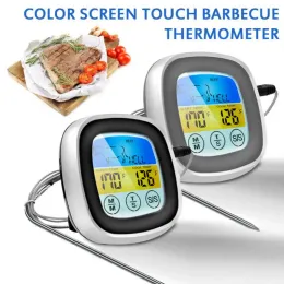 Giełki cyfrowe mięso termometr kuchenny Wodoodporny mięso sonda temperatury cyfrowe piekarnik gotowania BBQ Temperatura