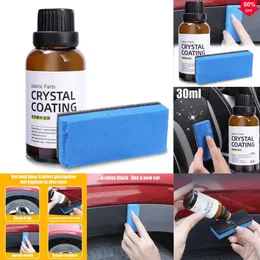 Upgrade New 30mlplastic Refurbishing for Car Interior Dashboard Panel Leather Renovated Wax Coating Agent with Wiping Board
