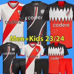 23 24 24 Koszulki z piłki nożnej rzeki Borja Lanzini Colidio Football Shirt Solari Ruberto VillaveCino Zestawy dla dzieci