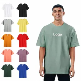 MENS 100% Comber Cott Blank Oversized T Shirt Graphic Big and Tall Custom Druku