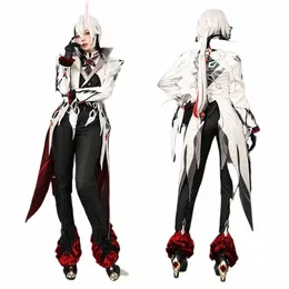 Arlecchino Costume Cosplay Gioco Genshin Impact Fatui Harbinger Ftaine Arlecchino Cosplay Set completo Uniforme Costumi Halen D8yv #