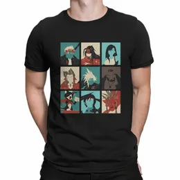 Sieben Männer T-Shirt Final Fantasy Fi T-Shirt Kurzarm Crewneck T-Shirts Pure Cott Geburtstagsgeschenk Kleidung S9wr #