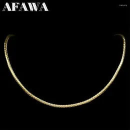 Chains Fashion Punk Chain Necklace For Women Men Stainless Steel Gold Color Hip-hop Trendy Male Rope Jewelry Colar Masculino