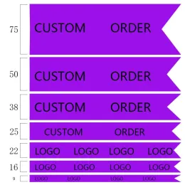 Аксессуары 50/100 ярдов с индивидуальной печатью, 1-сторонний рисунок, атласная лента, двойная одинарная атласная лента, заказ OEM