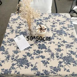 Simple Postoral Tablecloth Plain Tassel Tablecloth Table Cloth Cotton Linen Tablecloth Cover Towel BBQ Table Cover