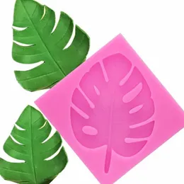 3D Tree Leaf Molds Sugarcraft Leavf Silicone Mold Fondant Cake Decorating Tools Lämta Chocolate Gumpaste Mold T11341269G