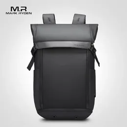 Backpack MARK RYDE Fashion Schoolbag For Teenager Male 17.3 Inch Laptop Backpacks Water Repellent Oxford Travel Bag USB Mochila