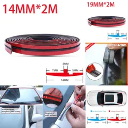 Upgrade New Rubber Car Seals Edge Sealing Auto Roof Windshield Sealant Protector Window Seal Strips Sound Insulation Tape 14/19mm