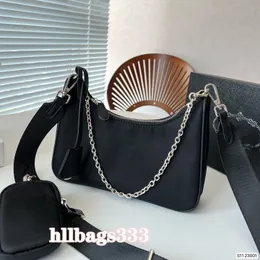 Cleo Bag 2005 Nylon Designer Bag Escovado Bolsas De Couro Mulheres Moda Bolsa De Ombro Preto Vermelho Rosa Branco Ouro Clássico Underarm Lady Bolsas Luxo Hobo Bags