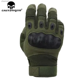Тактические перчатки Emersongear для тренировки пальцев, спорта, скалолазания, стрельбы, охоты, езды на велосипеде, полные противоскользящие EM9347 YQ240328