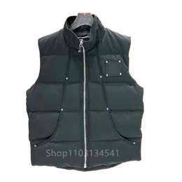 Ny FW23 vinterman kanadensiska moooses mtreal vest parka gås down jacka varm kappa tjockt utkläder n1pl#