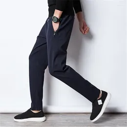 Pantaloni da uomo Abbigliamento casual da uomo in sovrappeso Pantaloni sportivi neri di moda streetwear Pantaloni sportivi taglie forti Panni maschili