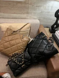 10A Mirror Quality Mini Shopping Bag Kvinnor Tote 30cm kalvskinn Crossbody Bag Fashion Luxury Chain Bag Designer