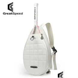 Sacos ao ar livre Greatspeed tênis saco juventude badminton único shoder masculino feminino raquete crianças raquete pacote mulheres 220715 gota entregar dho0u