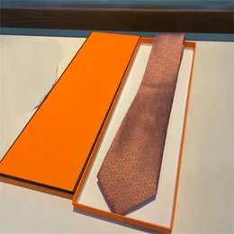 2024 moda masculina de luxo gravata designer marca negócios pescoço gravatas casuais casamento gravatas retro festa casual gravatas de seda com caixa h32