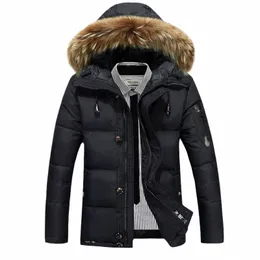 겨울 칼라 남자 다운 재킷 따뜻하고 방풍 흰색 오리 56% ~ 60% 캐주얼 다운 재킷 파카 파카 남자 스노우 재킷 파카 527i#