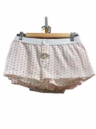 Casual feminino macio cott frt butts shorts 2023 verão vintage cintura baixa feminino chique bottoms b845 #