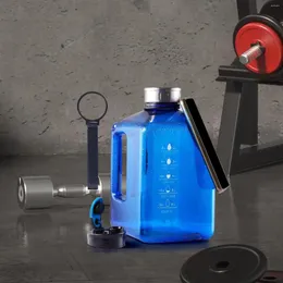Butelki z wodą butelkę 3L z uchwytem do przenoszenia fitness do użytku domowego treningu podróży
