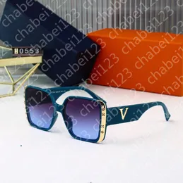 Mode Sonnenbrille Frauen klassische Markenmärke Männer Square Sonnenbrille Luxusdesigner Brille übergroß