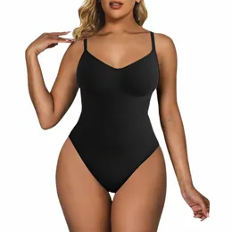 Sha Bodysuit Womens Seaml Slimming Control Body One Piece Shapewear Plus Size Camisole Jumpsuit Tight Corset Bodysuit U52W #