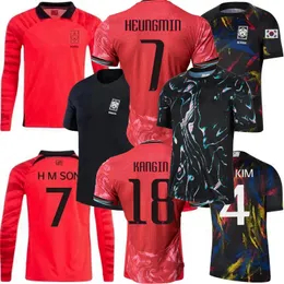 Поклонники игроков 2024 2025 Корея Heungmin Kangin Heechan Heechan Soccer Jerseys Mationals South Son Guesung Minjae inbum jaesung 22 23 24 24 25 футбольные мужчины детская рубашка