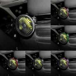 2024 portátil usb carro ventilador de cristal carro refrigeração ar condicionado decoração automóvel diamante acessórios do carro interior para mulher
