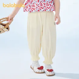Pantaloni Balabala Abbigliamento estivo per bambina 2024 Pantaloni anti-zanzare casual traspiranti alla caviglia