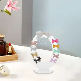 Hårtillbehör Desktop Hairpins Baby Nursery for Teen Girls Clip Decor Barrettes Girl Minimalist Barrette Display Stand