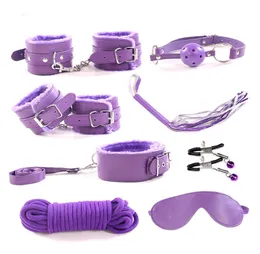 14 pcs Bondage BeginnersStarter KitPack Cuffs Restraint Fetish Sex Toy for Women BDSM Sex Products6648628