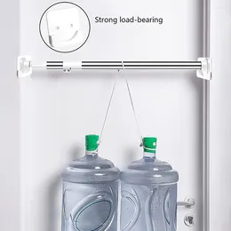 シャワーカーテンバスルームツールカーテンロッドホルダーabsの乗算インストール実用的なデザインのほとんどの場合