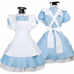 Alice i Wderland Cosplay Costume Lolita Dr Maid Apr Fantasia Carnival Halen Costumes For Women Masquerade Party S4G1#