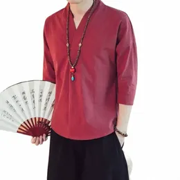Kimo japanische Art-Männer kurzes halbärmliges Hemd-T-Shirt japanische Sommer-Yukata-Feder-Strickjacke-Kleidung 47ye #