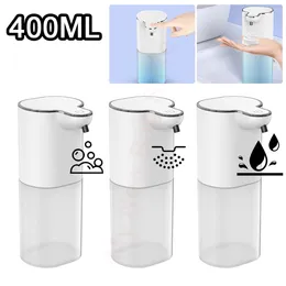 Liquid Soap Dispenser 400ml Automatic Foam Dispensers Wall Mounted Touchless Smart Washing Hand Device Pump Sanitizer Bathroom