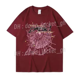 Hip Hop Bluza 24SS Projektant bluzy T Shirt Mężczyźni kobiety luźne pullover top SP5DER 55555 3D Wzór druku