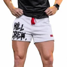 Homens verão correndo esporte musculação shorts ginásio fitn treinamento masculino secagem rápida praia calças respirável malha bermuda boxe t9yY #