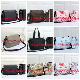 Wickeltasche für Babys, Wickeltasche, Mode, Luxus-Designer, großes Fassungsvermögen, PC-Sets, Stilltasche, Windel, Windel für Babys, Kindermatte und Flaschenhalter