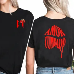 Natanael Cano Corridos Tumbados T Shirt Erkekler Csaual Street Giyim UNISEX COTP KISA SLEEVETUMBADO Dünya Tur Tees Fi Giysileri A59L#