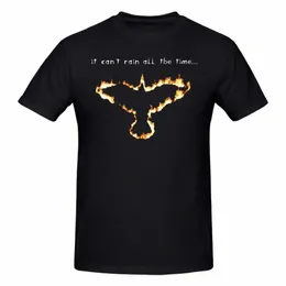 Ny Summer T-shirt Fire Crow T-shirt Cott Black Mirror Ofertas Tee Shirt V6WM#