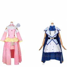 Ram Rem Cosplay Re : Zero Kara Hajimeru Isekai Seikai Seikai 핑크 블루 의상 소녀 하녀 복장 여성 Apr Halen Costumes e54l#