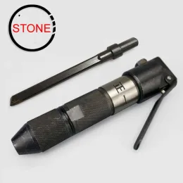 Gereedschap Stone Carving Tools Pneumatisk gravering och mejsling Maskin Pen Tungsten Stållegering Kniv Gas Spade Duck Tail Trimmer