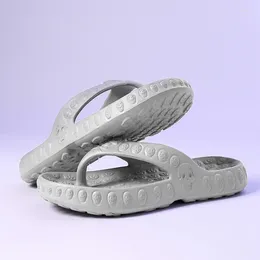 Slippers Fashion Personalized Skull Design Men Flip Flops Outdoor Beach Sandals Slides Thick Soft Bottom Non-slip