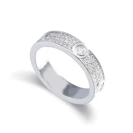 Anel Ring Ring Jóias de luxo anel de mulheres embutidas letra de pérola Diamond Diamond Christmas Presente Jóias Temperamento Versátil e muito bonito Roupa diária