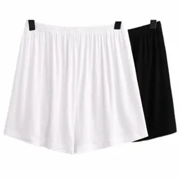 plus Size Super Stretch Safety Shorts Womens Under Skirt Leggings Soft Shorts Black White 3XL 4XL ouc1540 Y8jv#