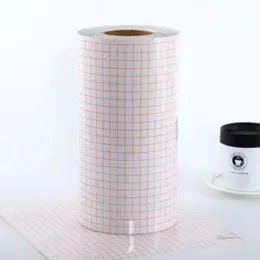 10Mroll Batch Clear Vinyl Application Application 4 شبكة محاذاة ملونة لجدار السيارة Craft Art Decal Transfer Paper Tape Deskhesive 240327